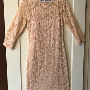 Pale pink ladies dress